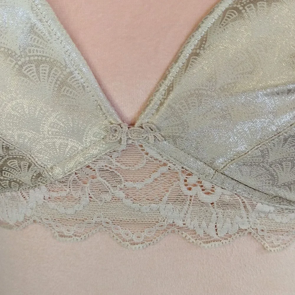 Dior ivory satin